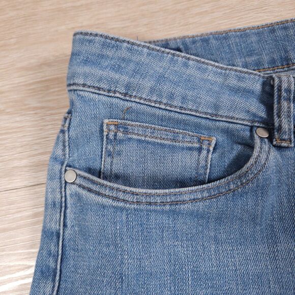 Peter Millar Crown Crafted Jeans Mens 40x34(32) Blue Stretch Denim 5-Pocket - Picture 2 of 16